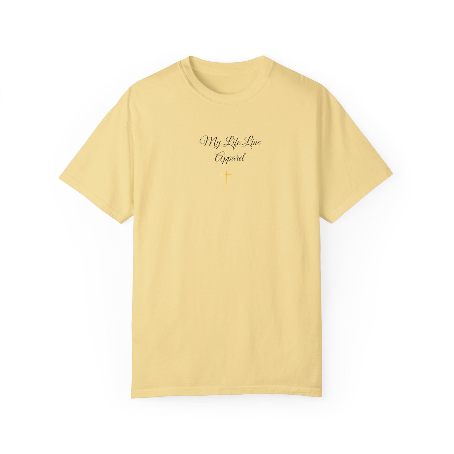 My Life Line Apparel Unisex Garment-Dyed T-shirt - Faith-Inspired Casual Wear