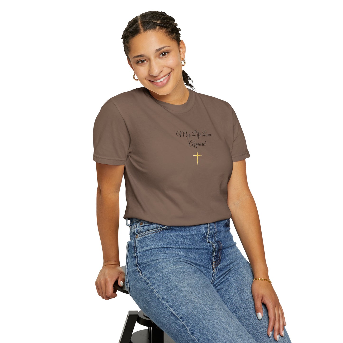 My Life Line Apparel Unisex Garment-Dyed T-shirt - Faith-Inspired Casual Wear