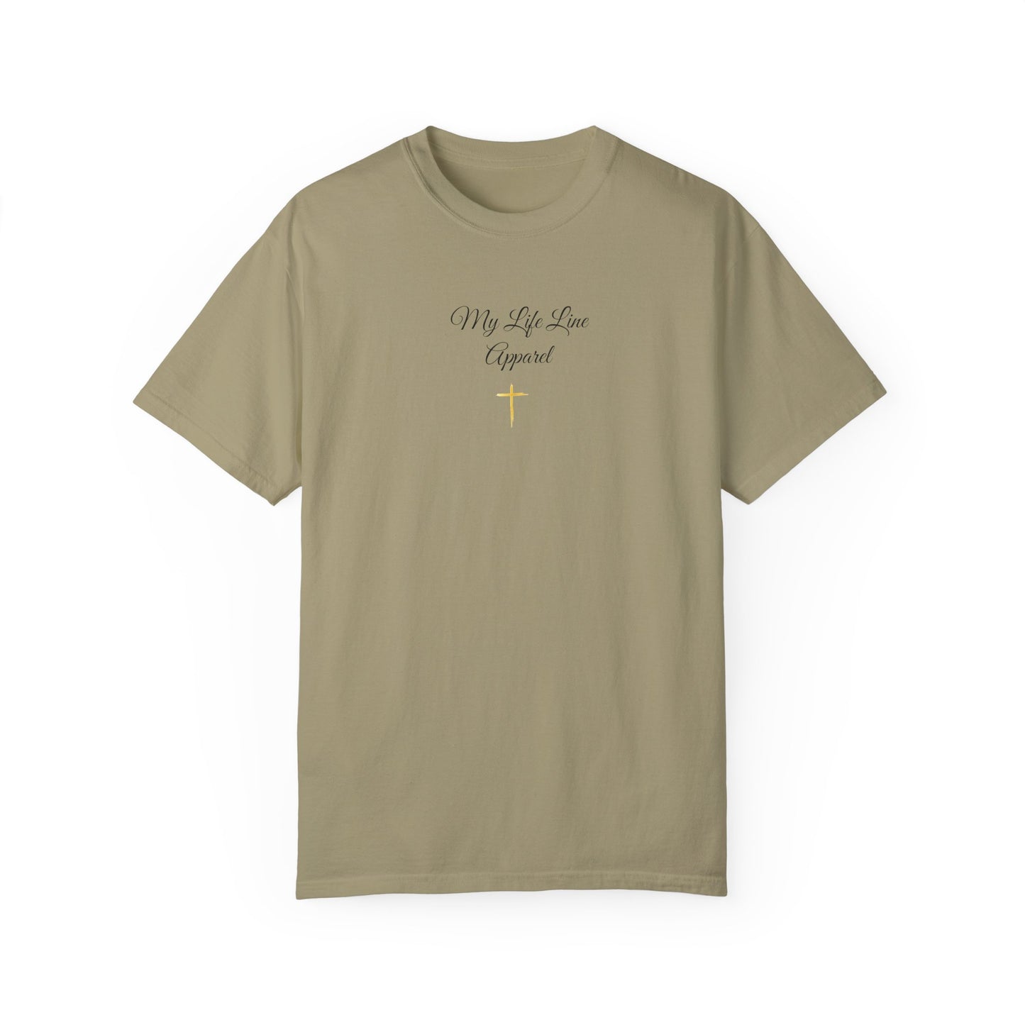 My Life Line Apparel Unisex Garment-Dyed T-shirt - Faith-Inspired Casual Wear