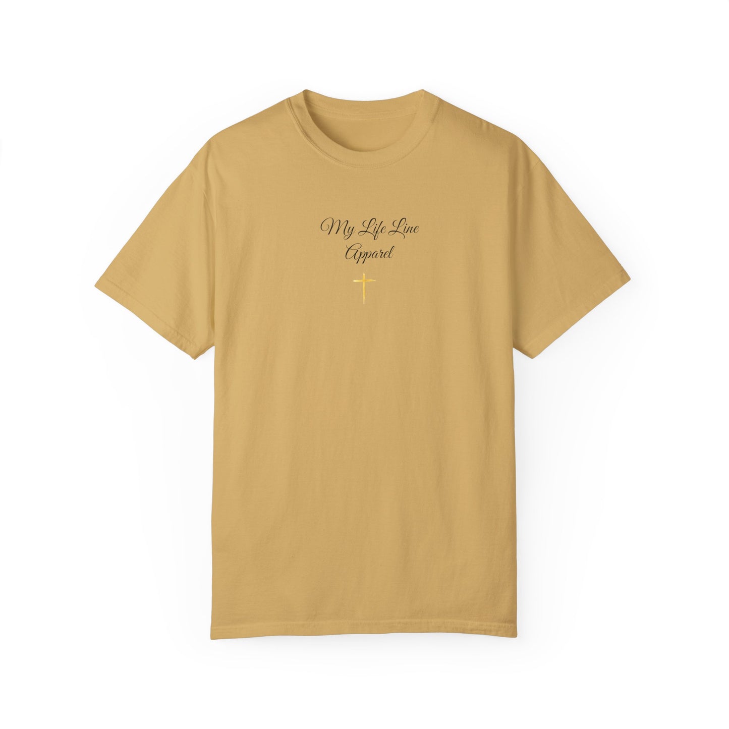 My Life Line Apparel Unisex Garment-Dyed T-shirt - Faith-Inspired Casual Wear