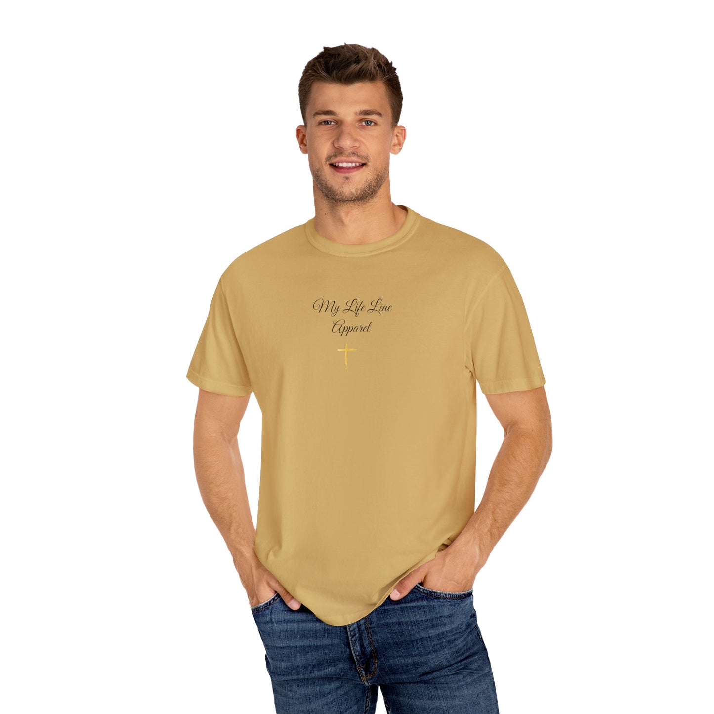 My Life Line Apparel Unisex Garment-Dyed T-shirt - Faith-Inspired Casual Wear