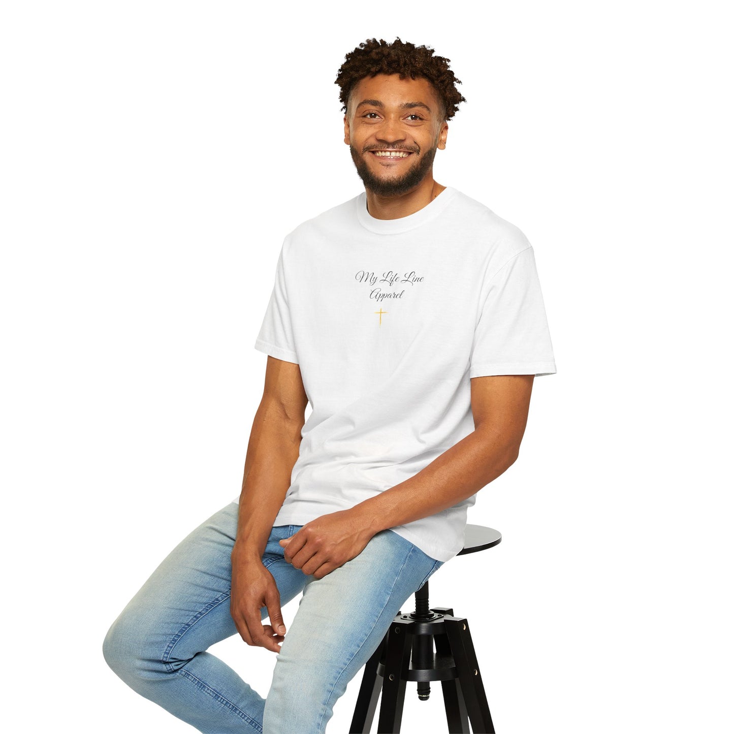 My Life Line Apparel Unisex Garment-Dyed T-shirt - Faith-Inspired Casual Wear