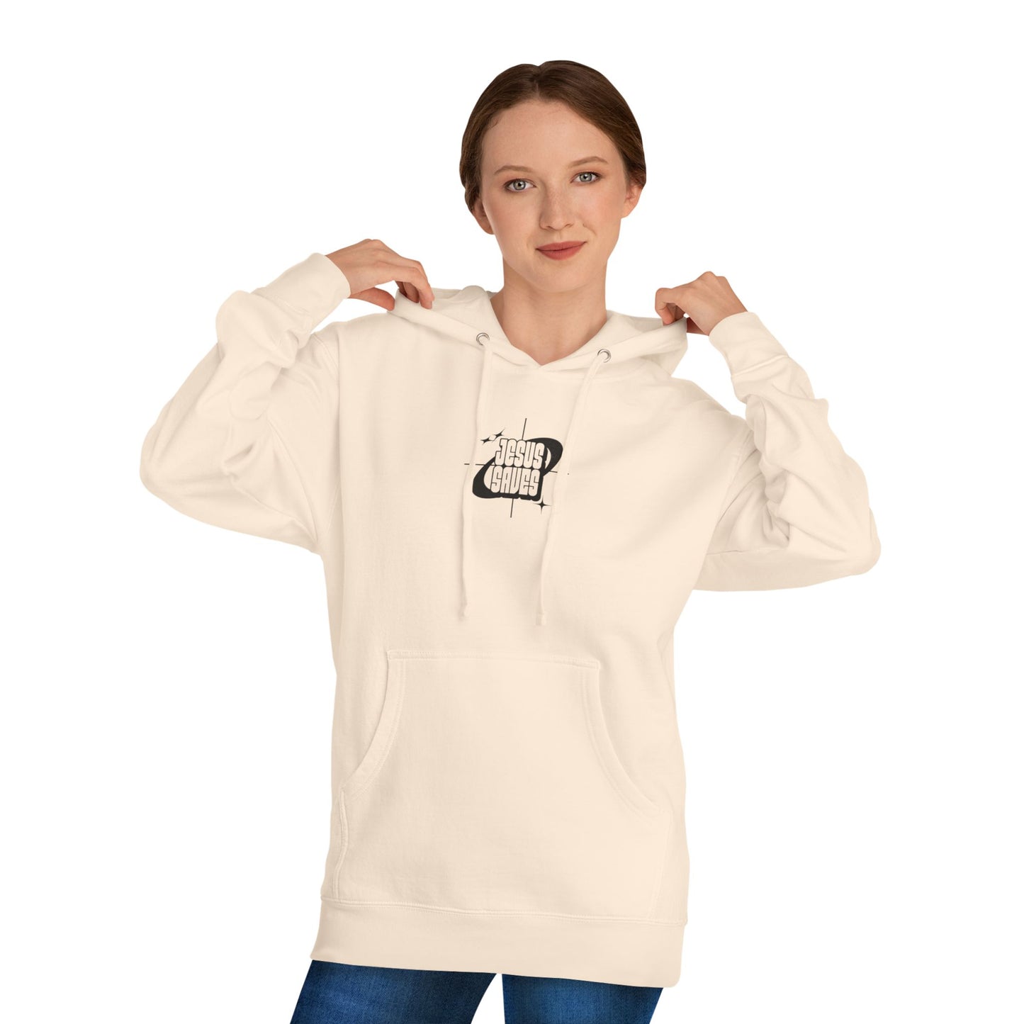 Unisex Jesus Saves Cozy Hoodie, Casual Attire and a Gift for Him/Her